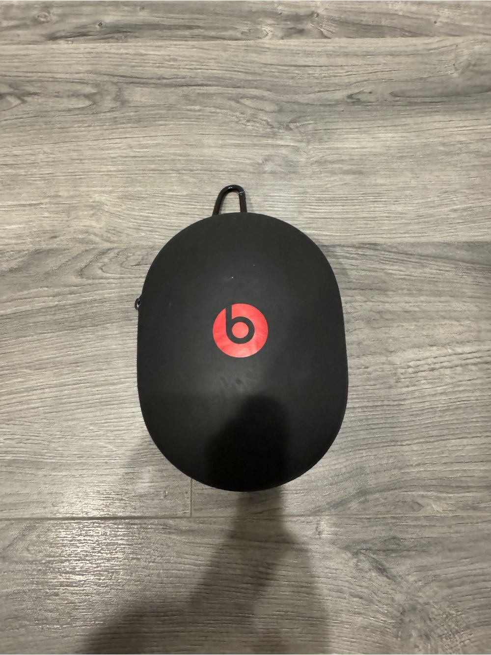 Beats by Dre Headphones Carrying Case Red/Black Hard Shell Zip-Case
